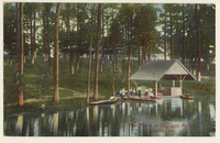 Boat house at Highland Park, Houston, Texas