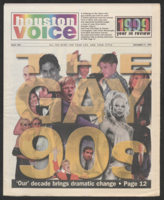 Houston Voice, No. 1001, December 31, 1999