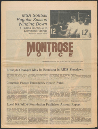 Montrose Voice, No. 142, July 15, 1983