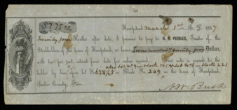 Promissory note to R. R. Beebles