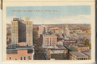 Bird's-eye view of Main Street, Houston, Texas