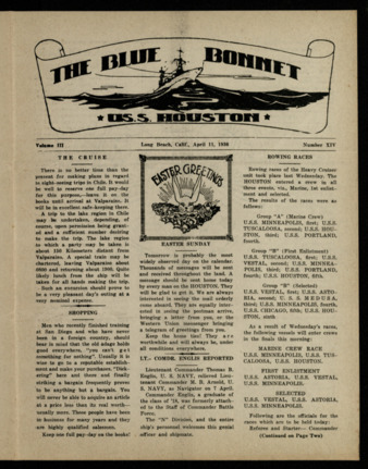 The Blue Bonnet, Vol. 3, No. 14, April 11, 1936