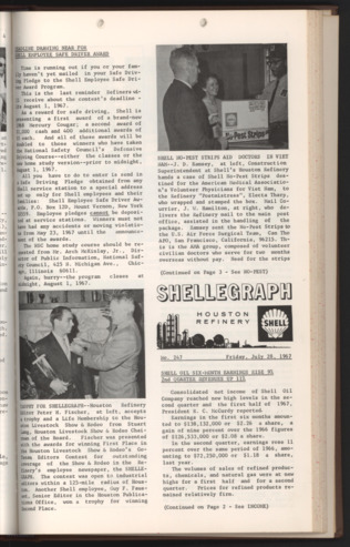 Shellegraph, No. 247, July 28, 1967