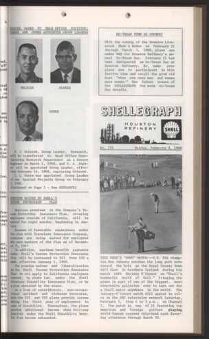Shellegraph, No. 274, February 3, 1968
