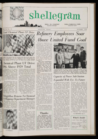 Shellegram, Vol. 24, No. 10, October 1959