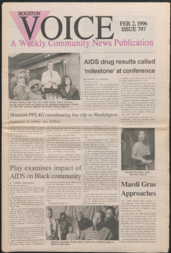 Houston Voice, No. 797, February 2, 1996