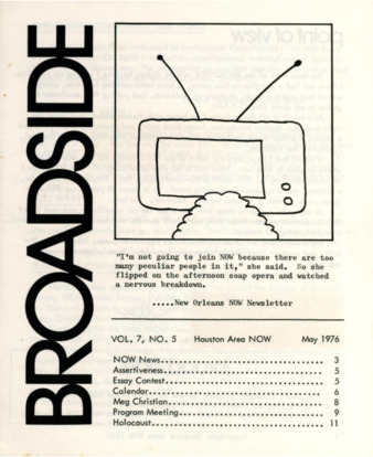 Broadside, Vol. 7, No. 5, May 1976