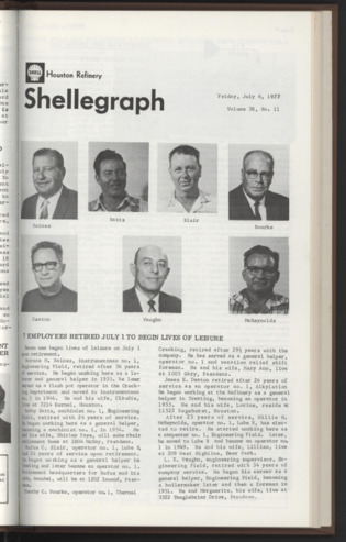 Shellegraph, Vol. 38, No. 11, July 6, 1973