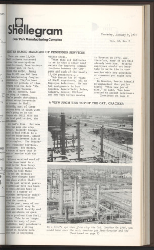 Shellegram, Vol. 40, No. 2, January 9, 1975
