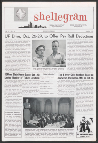 Shellegram, Vol. 19, No. 10, October 1954