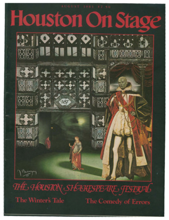 Houston On Stage, Vol. 1, No. 5, August 1983, Houston Shakespeare Festival, 1983