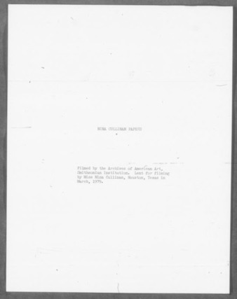 Nina J. Cullinan newspaper clippings featuring art, 1927