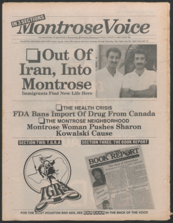 Montrose Voice, No. 406, August 5, 1988