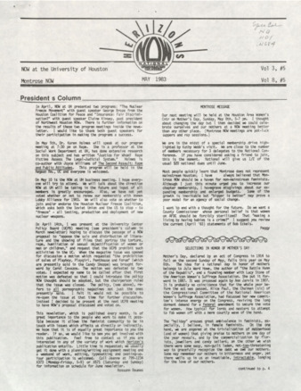 Herizons, May 1983