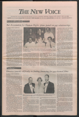 The New Voice, No. 548, April 26-May 2, 1991