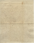 Letter from Mary Jones to Cromwell Anson Jones, 1872 October 24