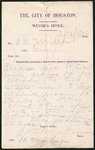 Letter from Samuel H. Brashear to I. Austin Miller, 1900 March 12