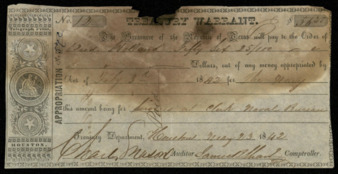 Treasury warrant to Bird Holland