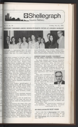 Shellegram, Vol. 37, No. 20, May 19, 1972