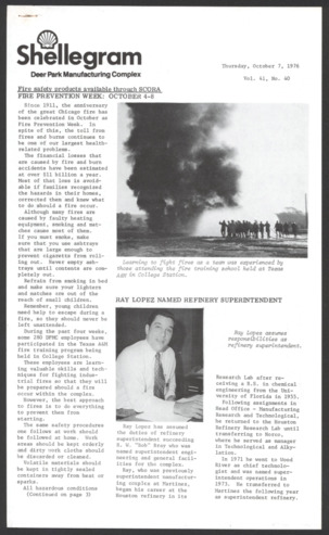 Shellegram, Vol. 41, No. 40, October 7, 1976