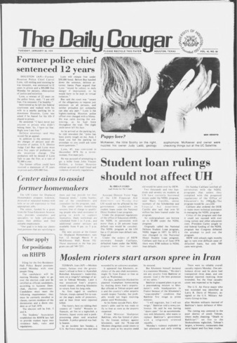 The Daily Cougar. Vol. 45, No. 80, January 30, 1979.