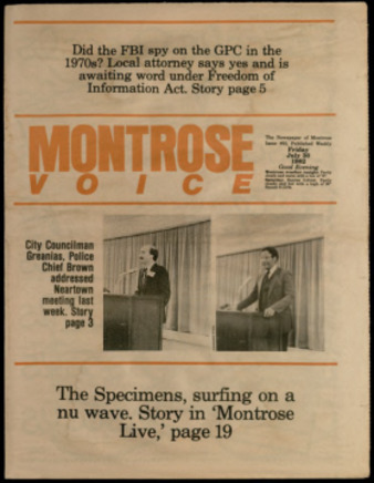 Montrose Voice, No. 92, July 30, 1982