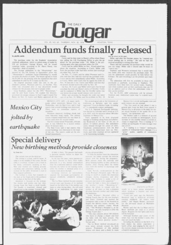 The Daily Cougar. Vol. 45, No. 63, November 30, 1978.