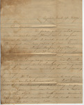 Letter from Sallie Jones Ashe to Cromwell Anson Jones, 1876 April 24