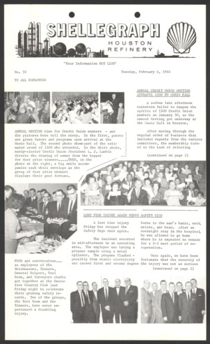 Shellegraph, No. 50, February 4, 1964 