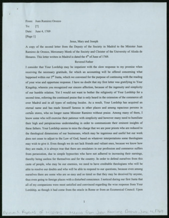 Translation of Annual report of missions in Mexico