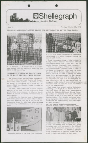 Shellegraph, No. 39, October 22, 1971