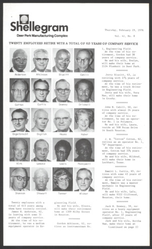 Shellegram, Vol. 41, No. 8, February 19, 1976