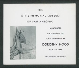 An exhibition of forty drawings by Dorothy Hood