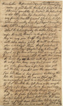 Letter from William Shreve to Israel Shreve, 1785 November 20