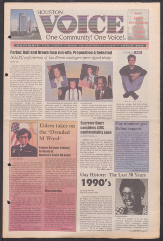 Houston Voice, No. 889, November 7, 1997
