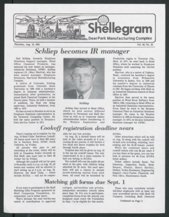 Shellegram, Vol. 46, No. 33, August 13, 1981