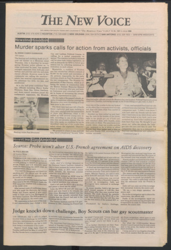 The New Voice, No. 559, July 12-18, 1991