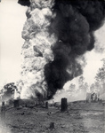 Oil well fire