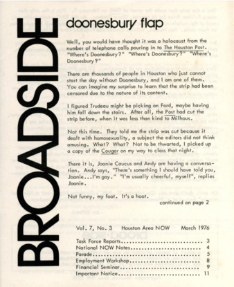 Broadside, Vol. 7, No. 3, March 1976