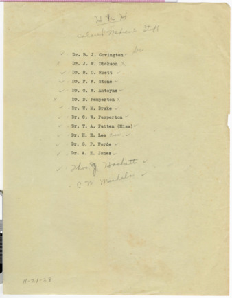 List of Black medical staff