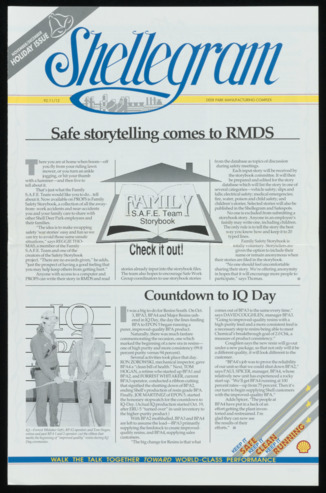 Shellegram, No. 11-12, November-December [1992], Holiday Issue