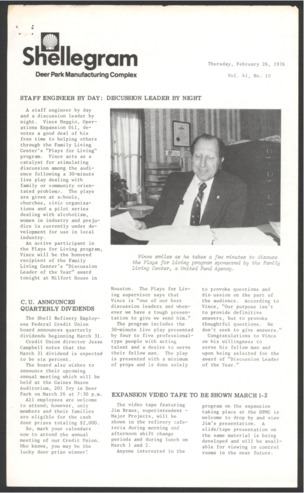 Shellegram, Vol. 41, No. 10, February 26, 1976