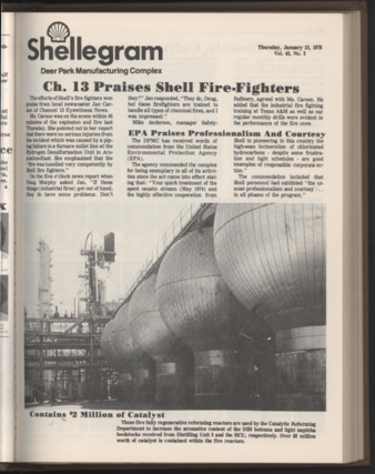 Shellegram, Vol. 43, No. 2, January 12, 1978
