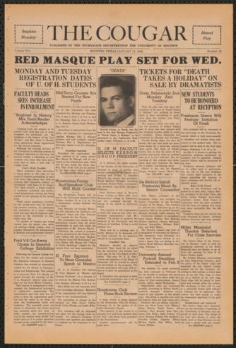 The Cougar, Vol. 2, No. 16, January 31, 1936