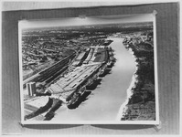 Aerial view of body of water