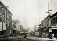 Commerce Street west from the corner of Main Street