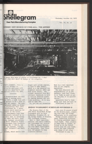 Shellegram, Vol. 40, No. [40], October 16, 1975