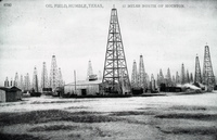Oil field in Humble, Texas