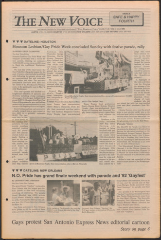 The New Voice, No. 610, July 3-9, 1992