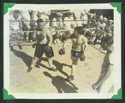 The announcer for the boxing match